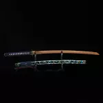 Copper Tsuba Wooden Katana Swords
