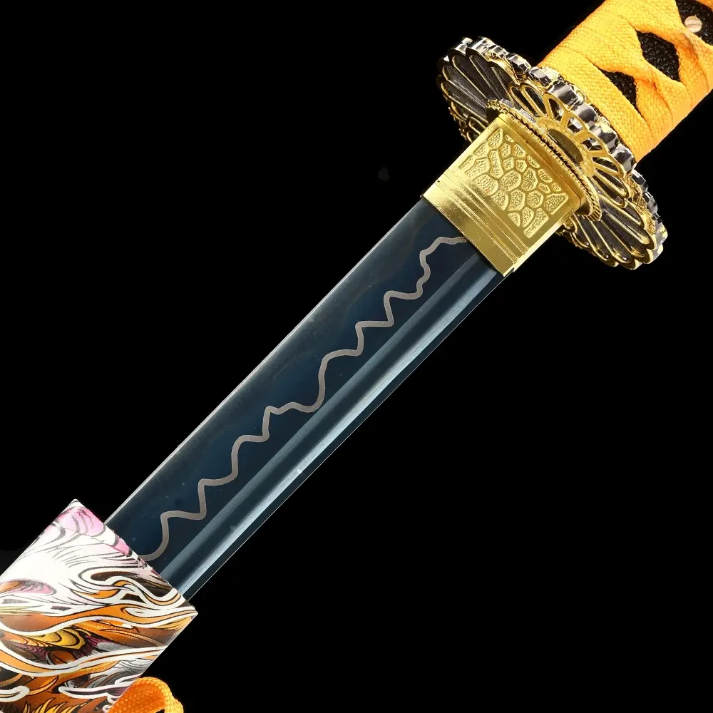 Blue Blade Katana | 1065 Carbon Steel Blue Katana with Lightning
