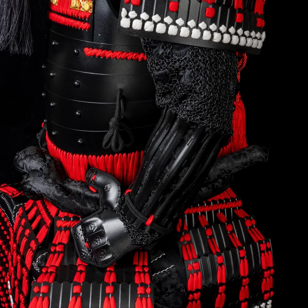Japanese Samurai Armor | Handmade Black And Red Japanese Samurai