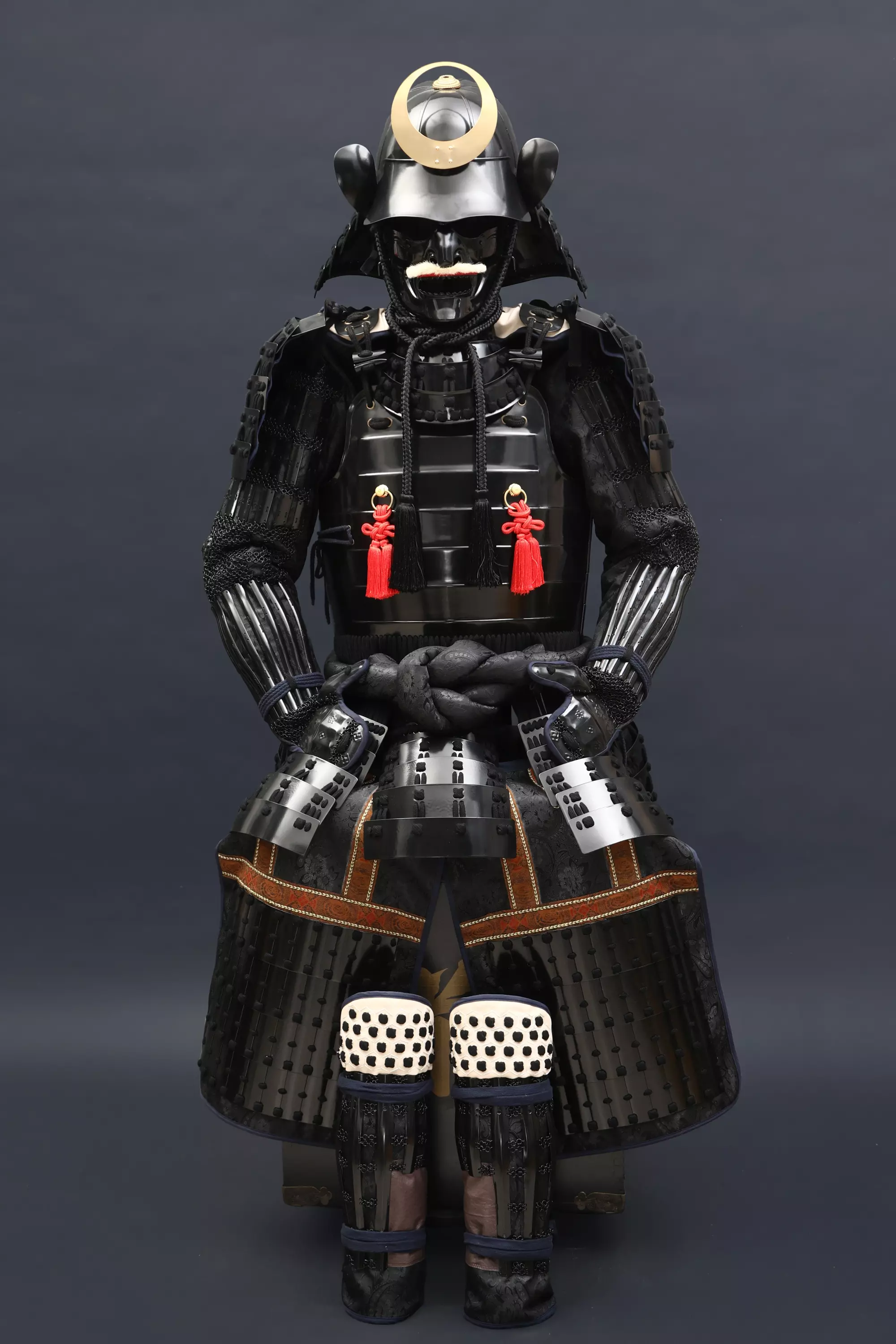 Handmade Oda Clan Kachi Black Japanese Samurai Armor With Helmet, Life ...