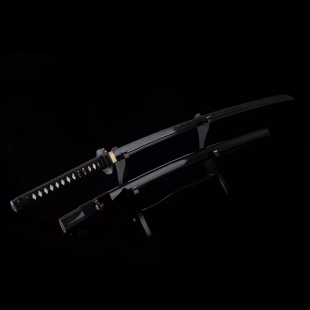 Black Katana | Black Katana 1060 Carbon Steel Full Tang with Black