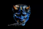 Resin Japanese Mask