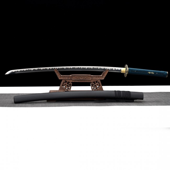 Nihonto  Handmade Japanese Nihonto Samurai Sword With Natural Scabbard -  TrueKatana