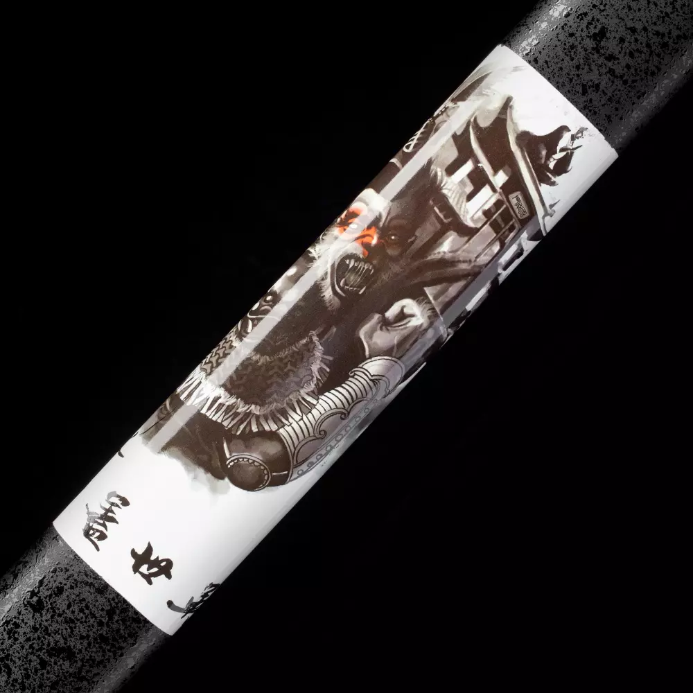Modern Ninjato | Manganese Steel Ninjato with Black Lacquer Saya