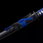 Blue Crod Handle Wooden Katana Swords