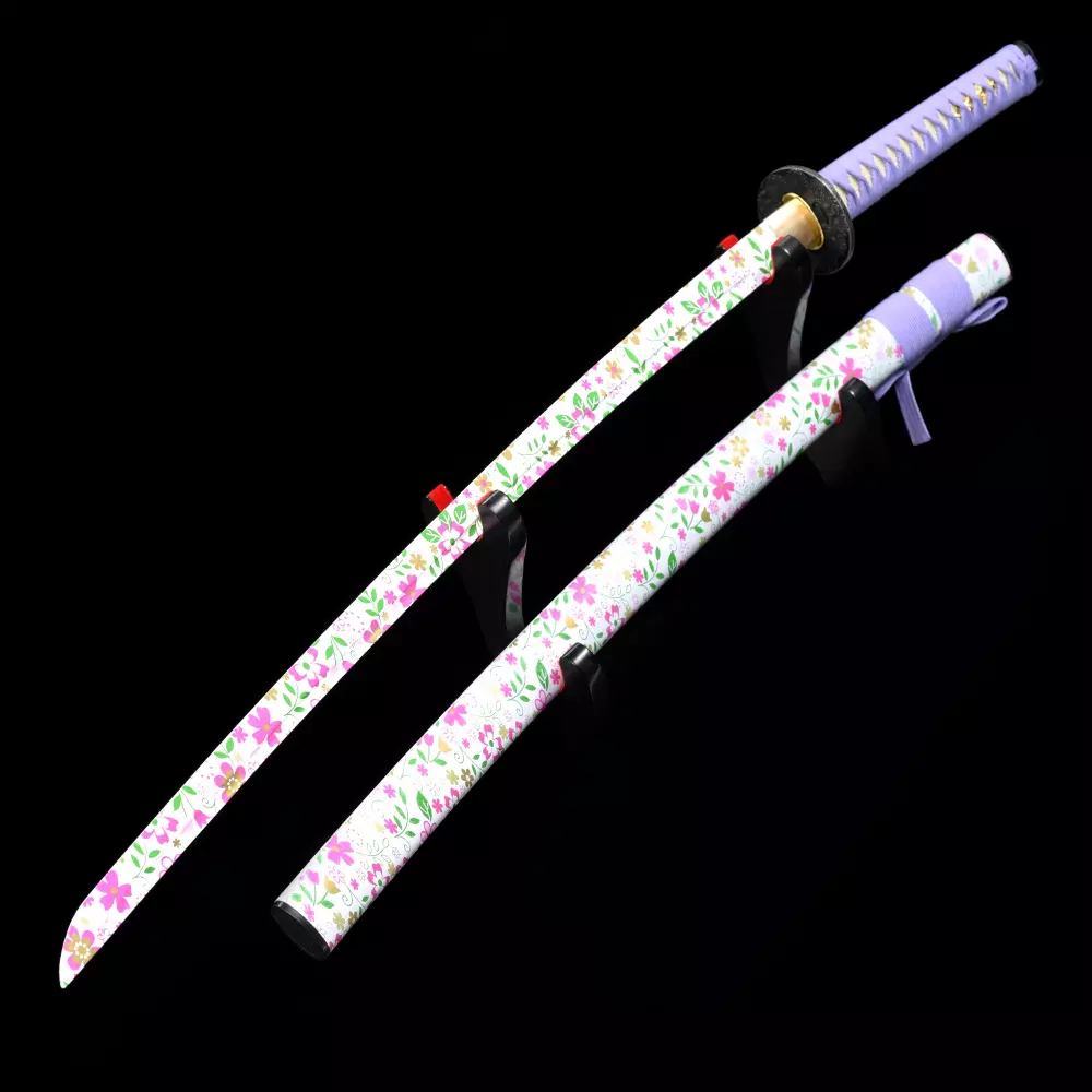 Iaito Katana Sword | Flower Blade Aluminum Practice Katana