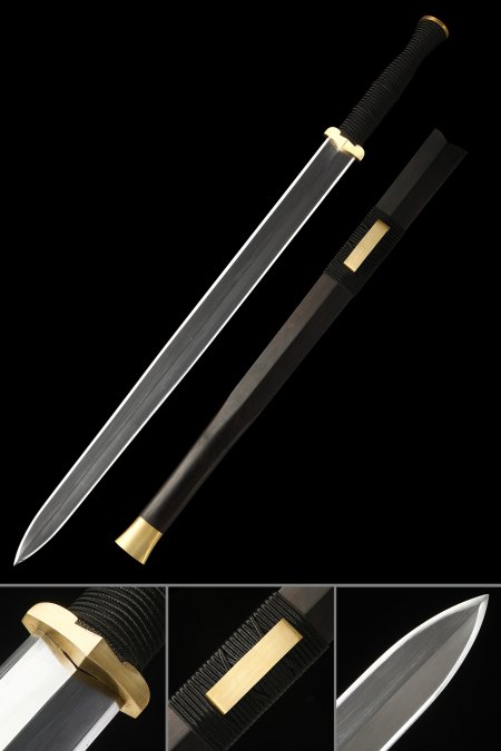 Handmade Chinese Han Dynasty Damascus Steel Sword