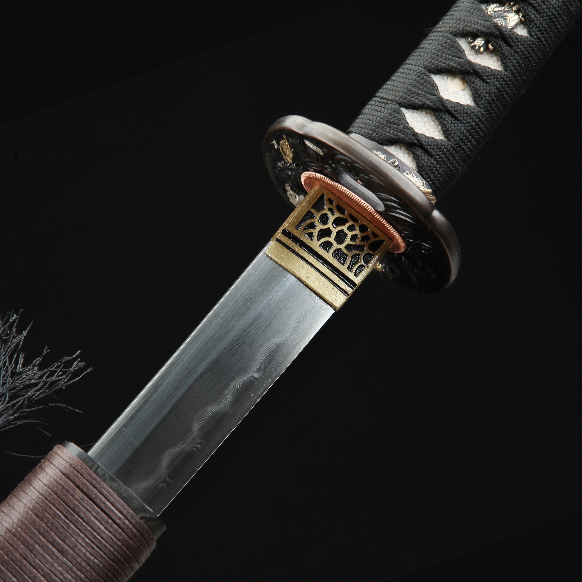 High Quality Katana | Handmade Samurai Sword Pattern Steel Real Hamon ...