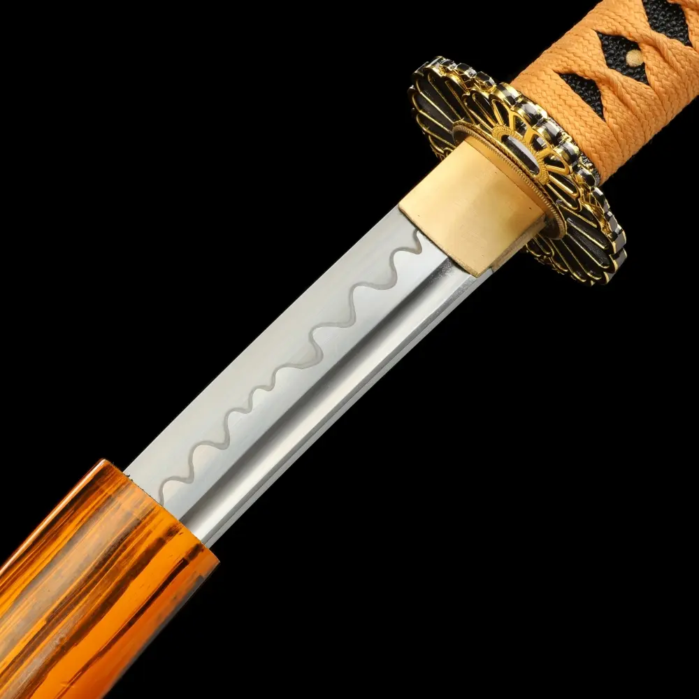 Orange Katana | Orange Katana with Manganese Steel Blade
