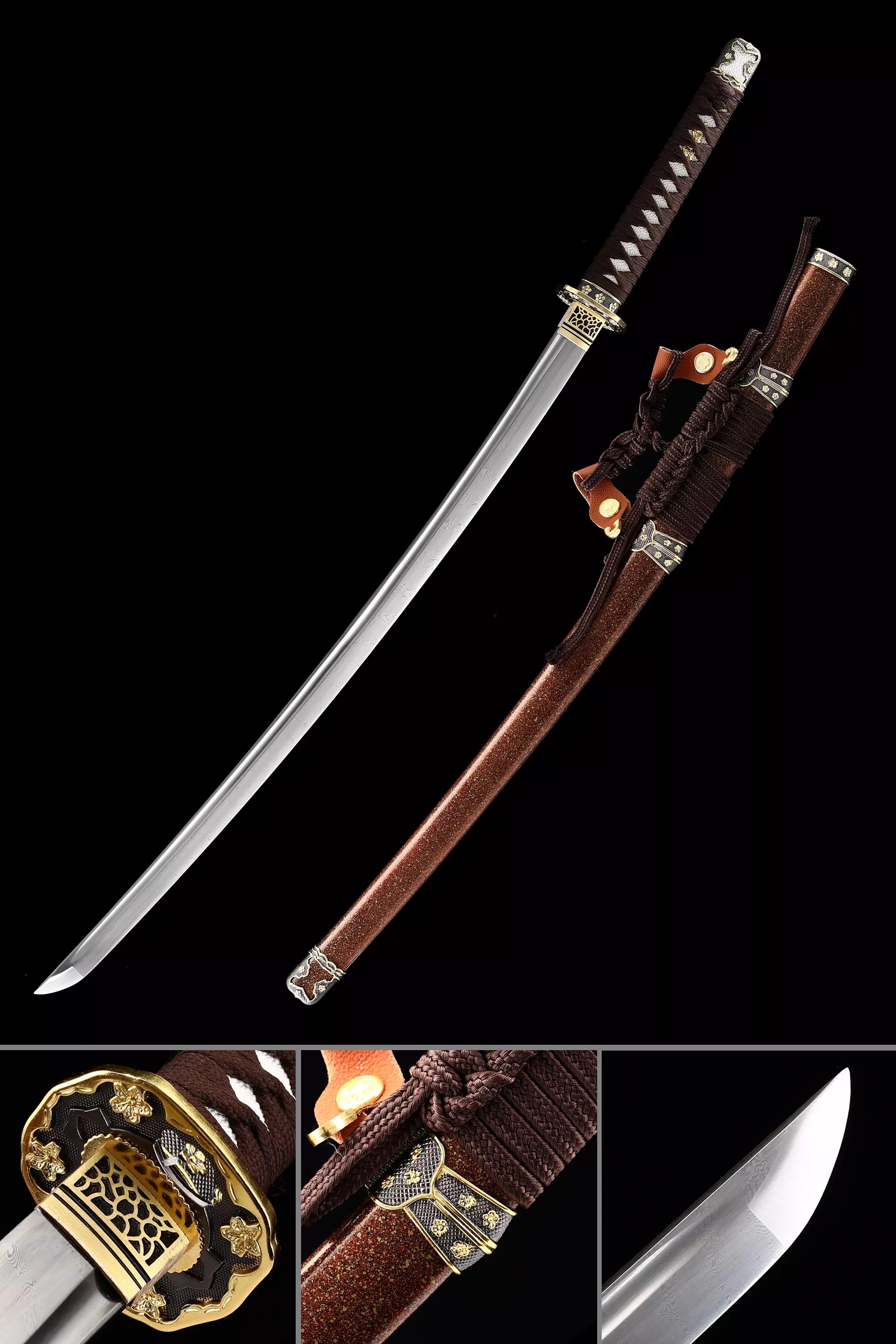 Kodachi Sword | Handmade Japanese Tachi Odachi Sword Pattern Steel Full ...