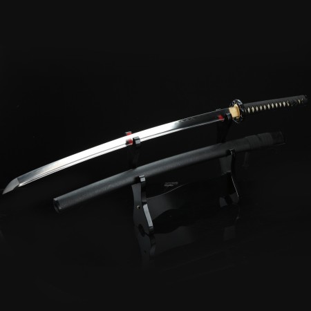 T10 Carbon Steel Sharp-edged Blade Katana With Black Scabbard #23013