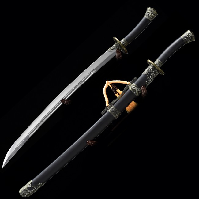 Oxtail Dao | Oxtail Dao - Clay Tempered 1095 Carbon Steel Chinese