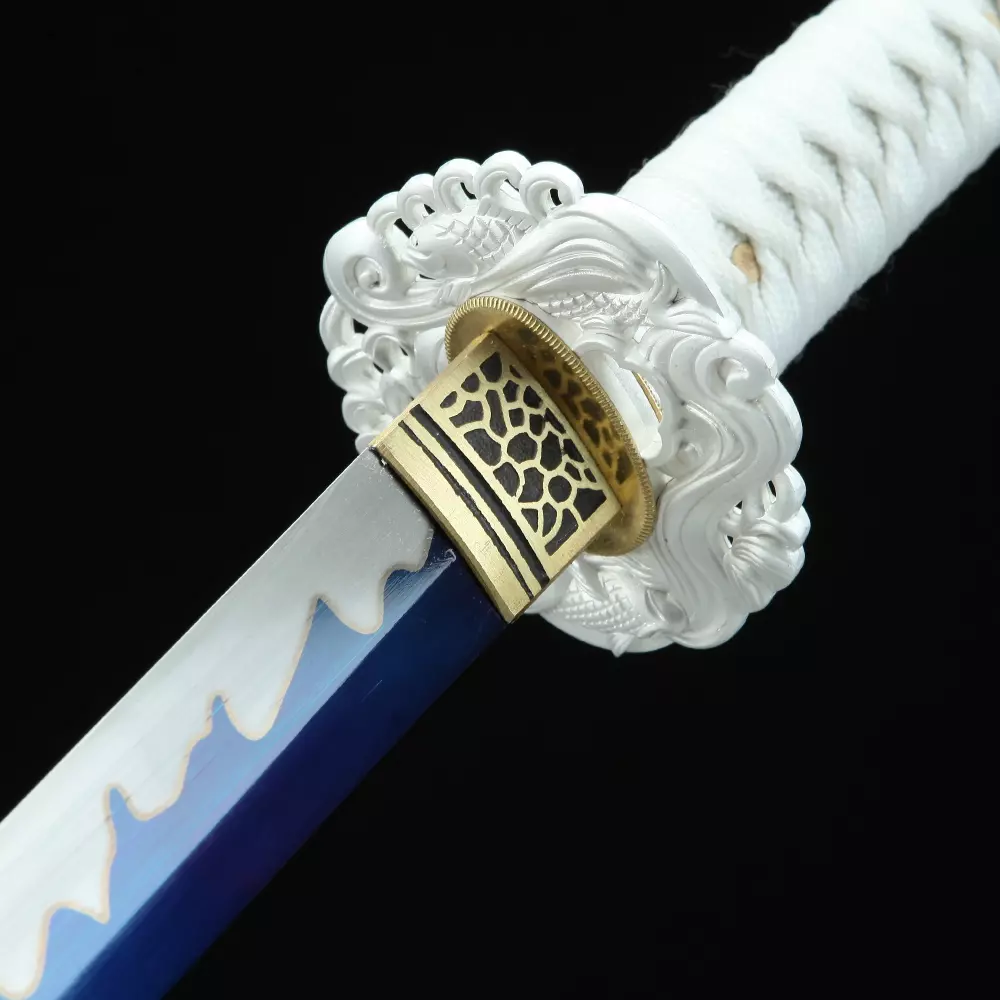 Details about / 41/"Spring Steel Katana Japanese Samurai Sword Sharp Blade Alloy Tsuba Handmade