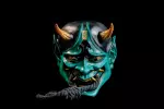 Resin Japanese Mask