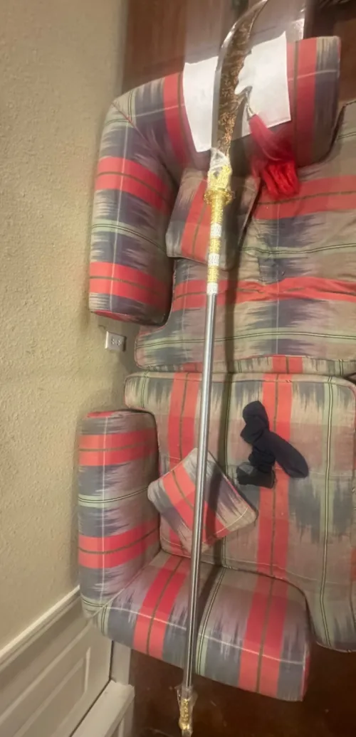 Guan Dao - Manganese Steel Chinese Polearm With Dragon Head Design & Engraved Blade 80 Inches