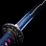 Hoja De Tema De Onda Azul Katana