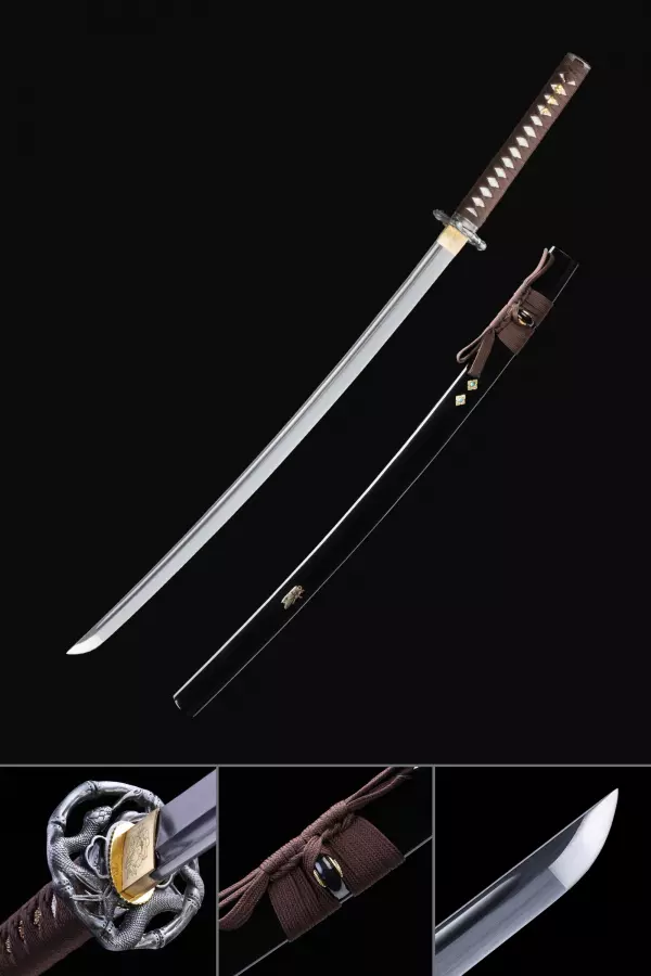 High Quality 1060 Steel Full Tang Blade Katana Dragonfly Japanese Samurai Sword 