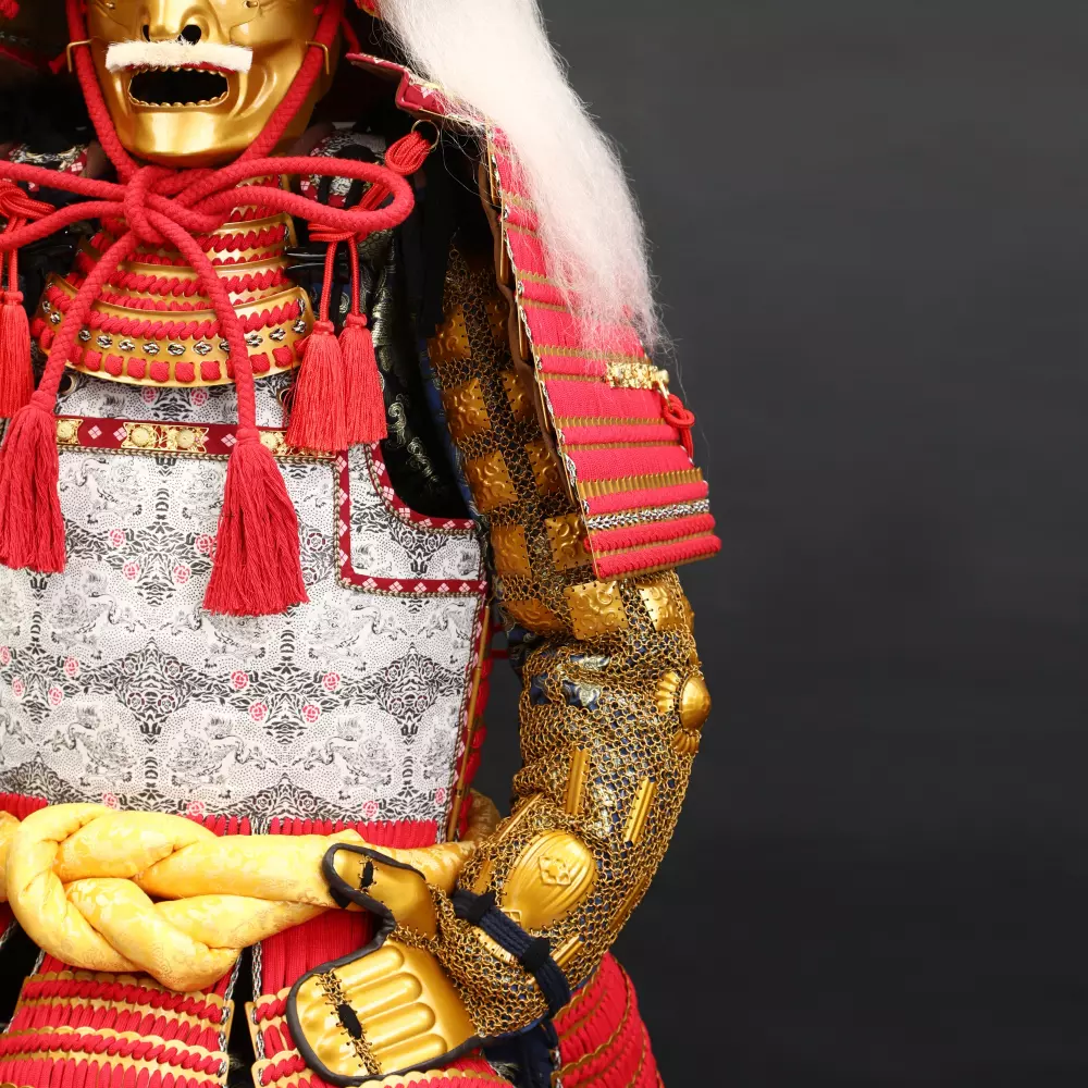Samurai Armor | Handmade Golden Takeda Clan Japanese Samurai Armor