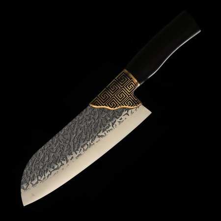 Copper Guard Kitchen Knife With Full Tang Stainless Steel Blade