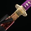 Purple Crod Handle Wooden Katana Swords