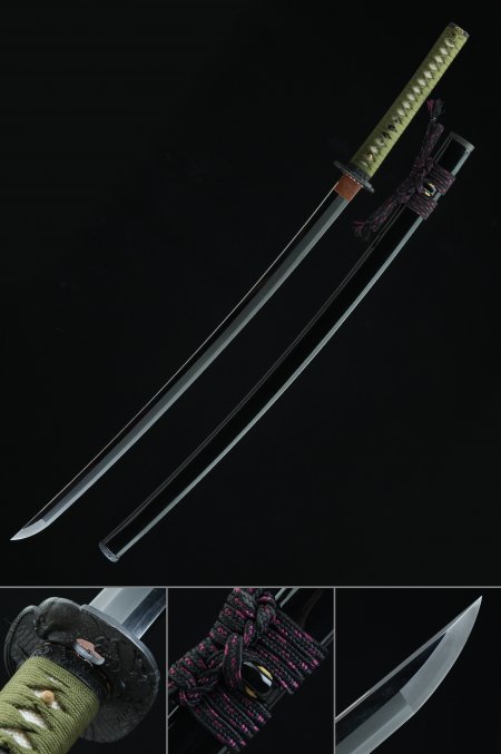 High-end Battle Ready Japanese Samurai Sword Tamahagane Steel