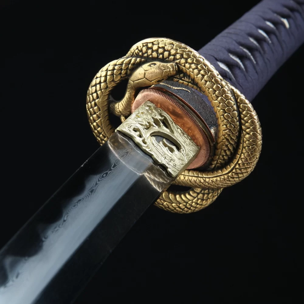Authentic Katana | Folded Melaleuca Steel Katana with Dragon