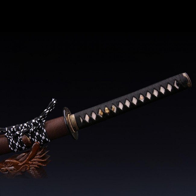 Real Katana  Handmade Real Japanese Katana Sword T10 Folded Clay Tempered  Steel Real Hamon - TrueKatana