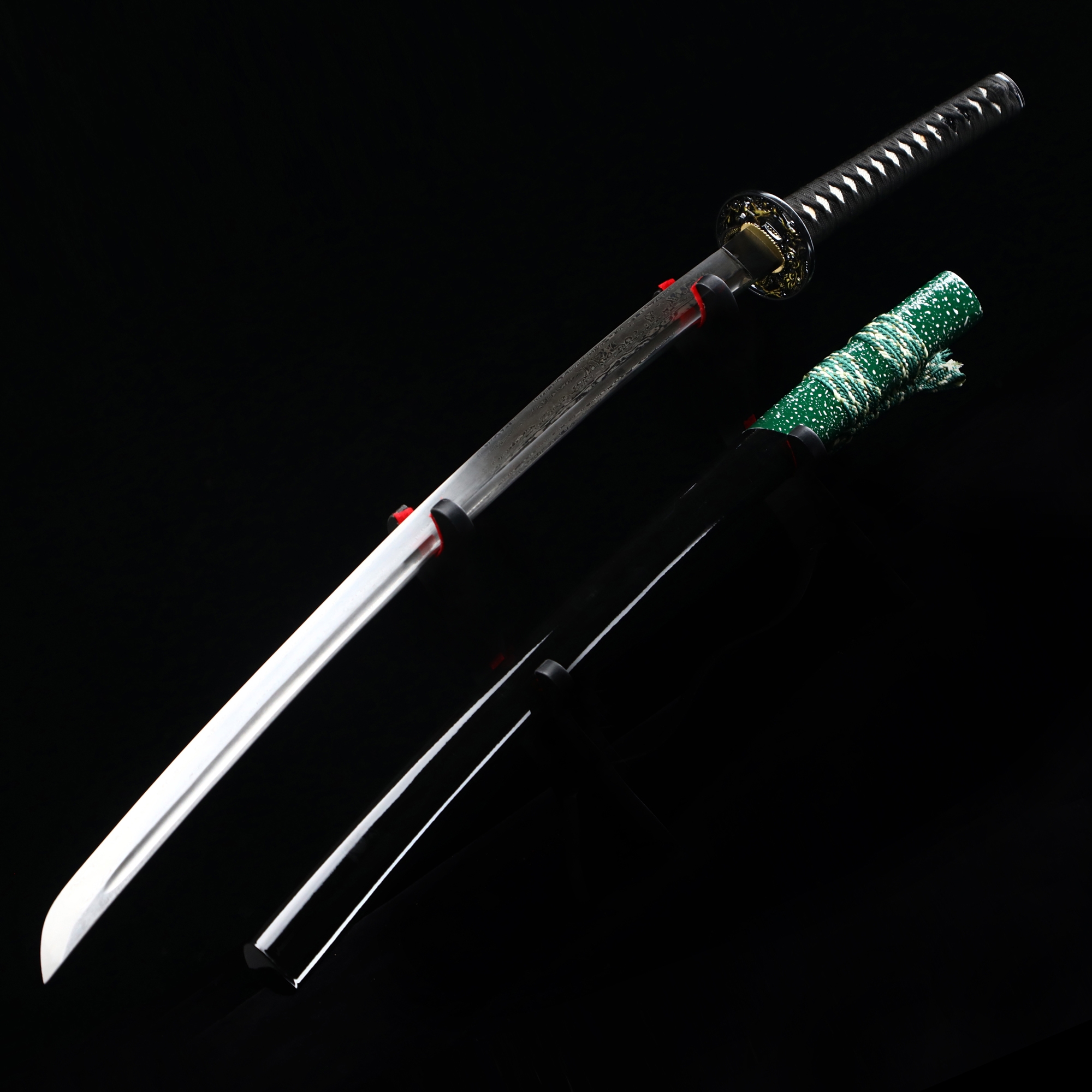 Damaskus Katana Handgefertigtes Japanisches Schwert Aus Damaskus stahl Damaskus Katana Handgefertigtes Japanisches Schwert Aus Damaskus stahl