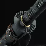 Tsuba Negro Ninjato