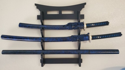 Handmade Spring Steel Japanese Shirasaya Ninjato Shikomizue Blind Fury Stick Swords Without Tsuba