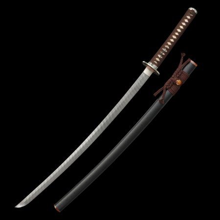 High-performance Japanese Katana Sword With Folded Melaleuca Steel Blade