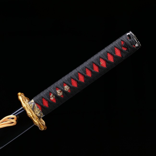 Details about   Handmade BLACK STEEL JAPANESE SAMURAI SWORD FULL TANNG STRAIGHT BLADE NINJA
