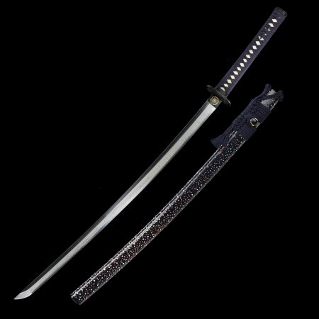 Handcrafted Japanese Samurai Sword T10 Carbon Steel With Real Hamon Blade
