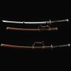 Damascus Steel Tachi Swords