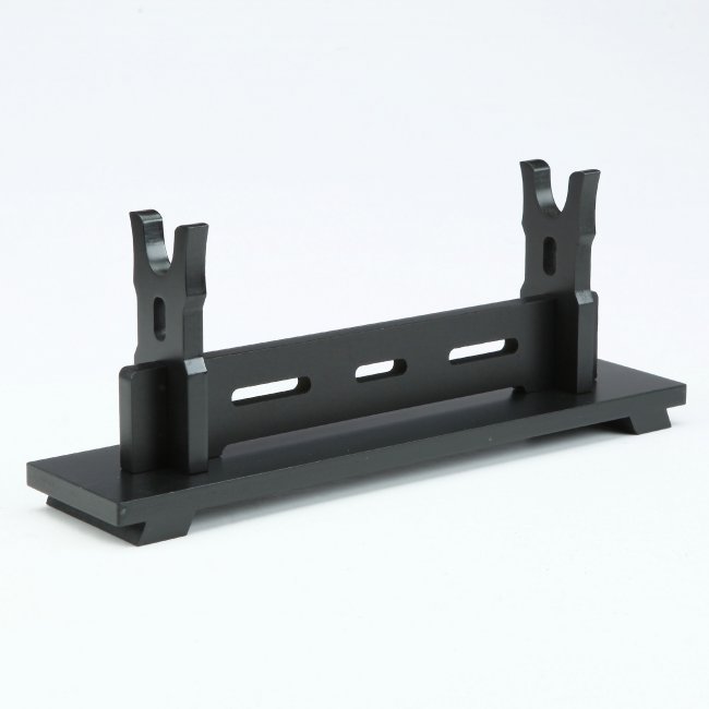 Handmade Black Wooden Single Tier Katana Sword Bracket Stand Holder Display Rack Stand