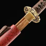 Brown Crod Handle Wooden Katana Swords