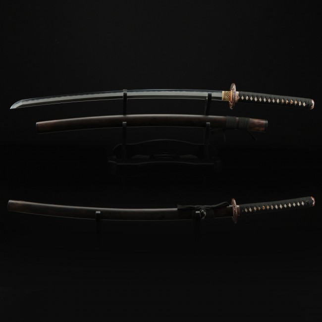 JAPAN SWORDS KATANA ORIGINALE IN ACCIAIO DAMASCO - from category