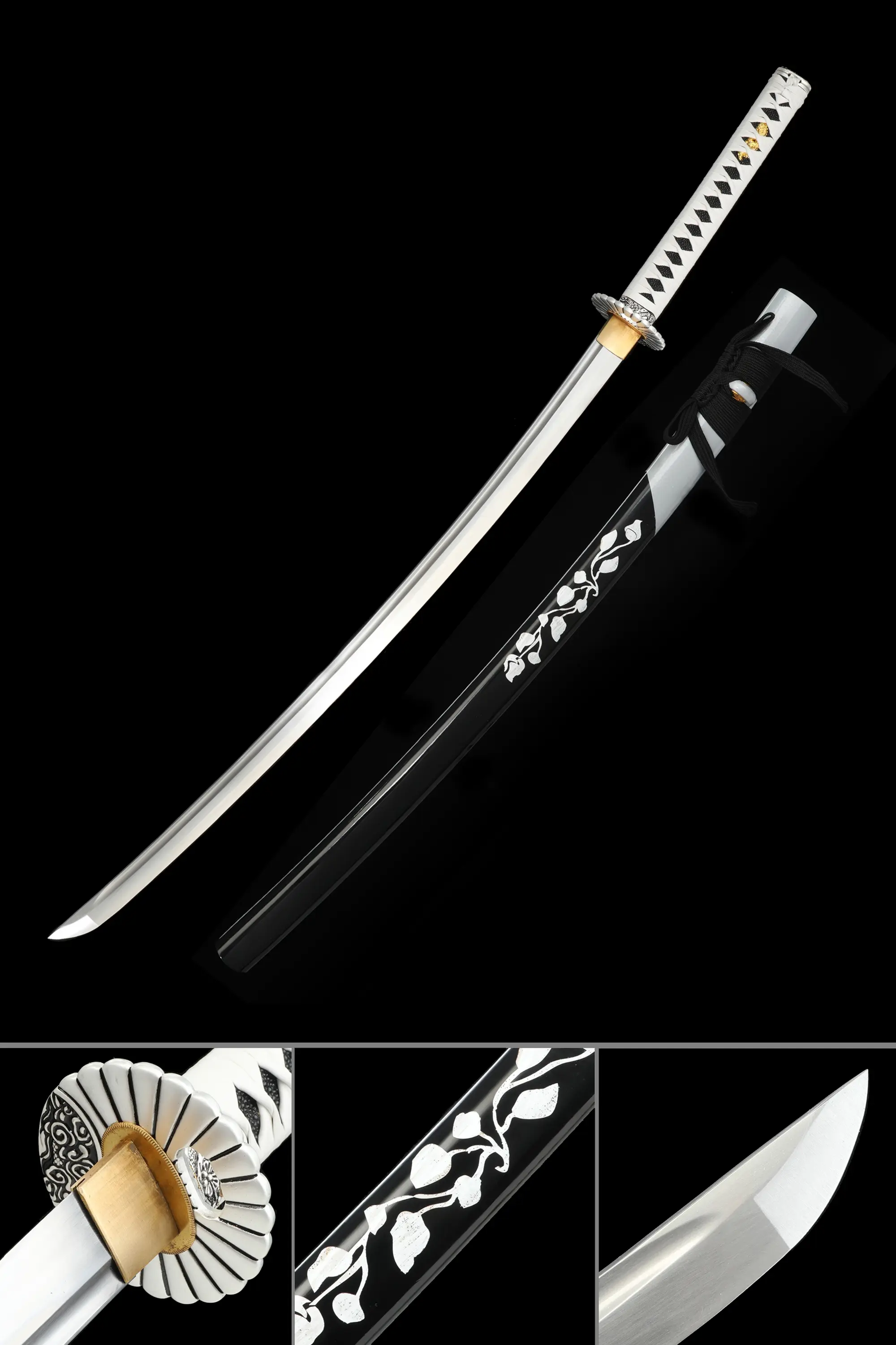 1060 Carbon Steel Katana | Handmade Full Tang Japanese Samurai Sword ...