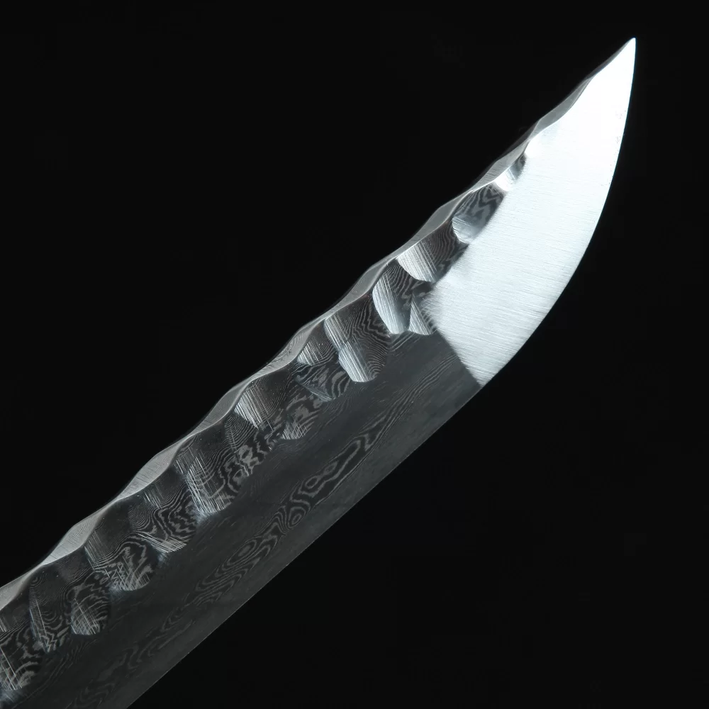 Real Katana | Folded Melaleuca Steel Katana with Red Lacquered