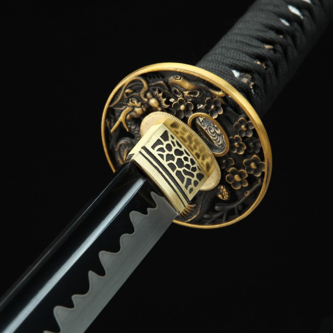 Full Tang Wakizashi | Handmade High Manganese Steel Black