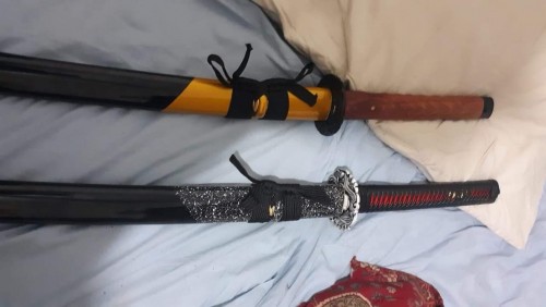 Handmade Real Japanese Katana Sword High Manganese Steel