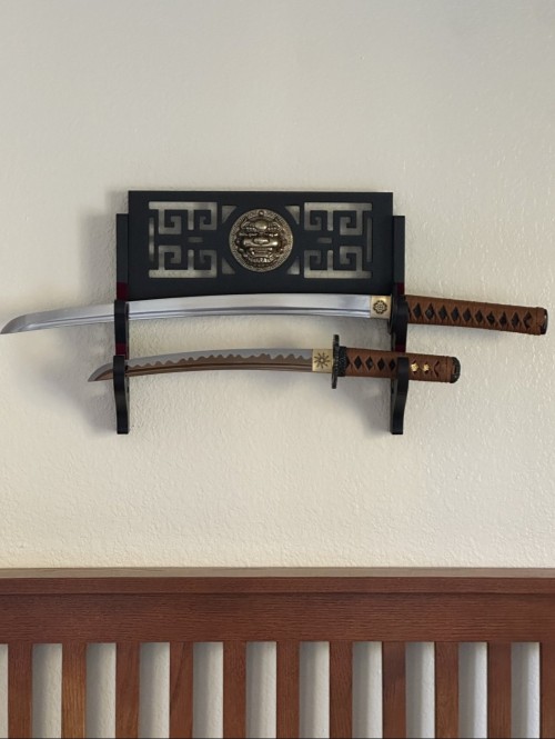 Handmade Japanese Tanto Sword With Golden Blade