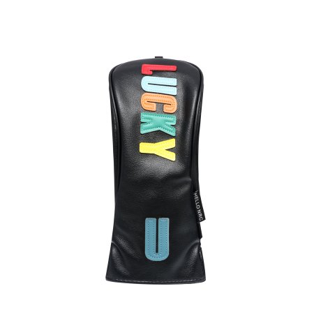 Lucky Hybrid Golf Headcover - Black