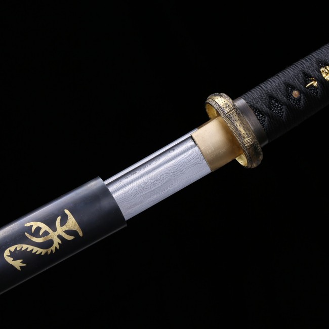 BLACK Crystal Katana