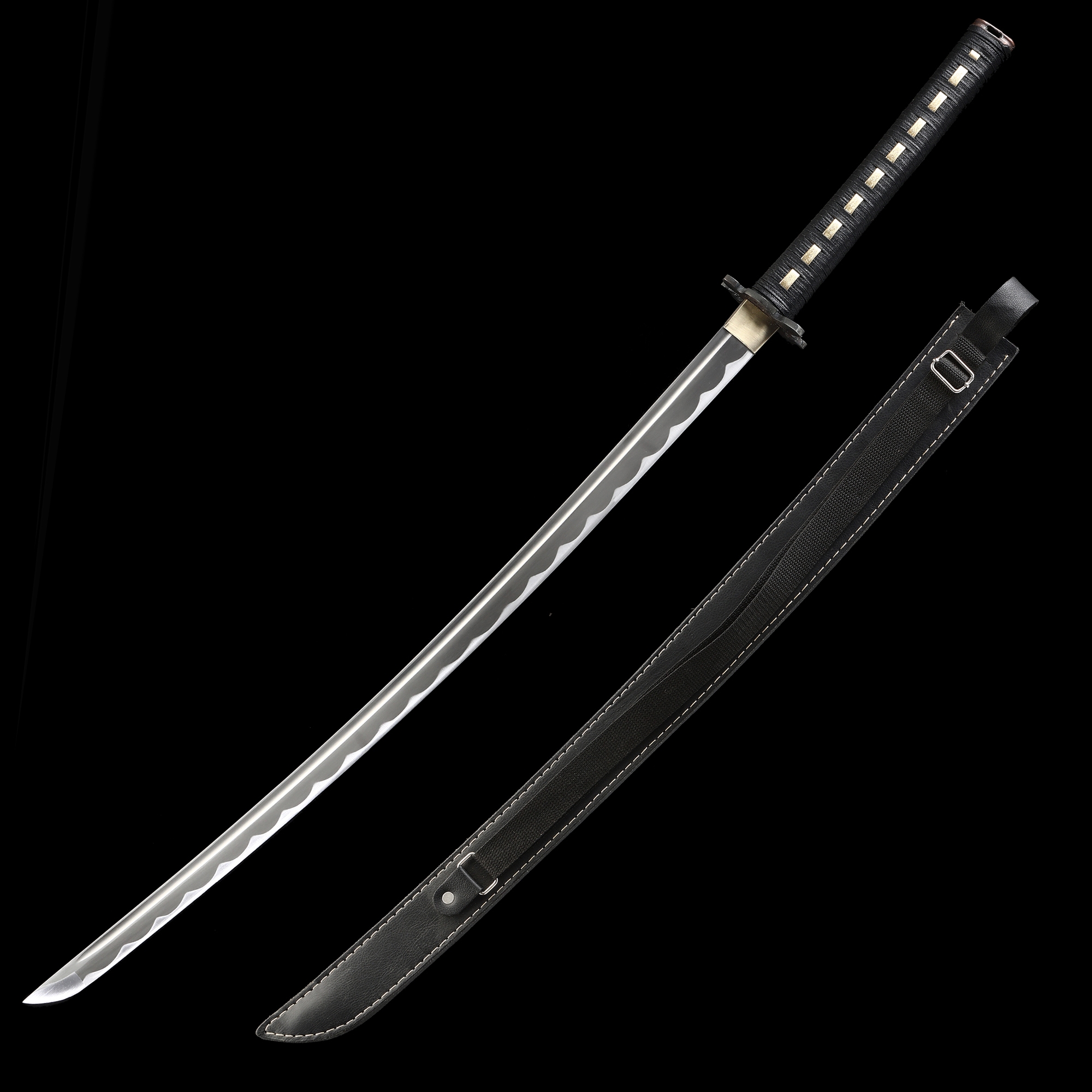 Nihonto  Handmade Japanese Nihonto Samurai Sword With Natural Scabbard -  TrueKatana