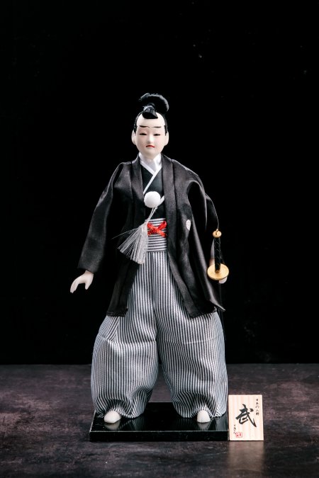 Post-modern Japanese Samurai Male Doll - Arts Crafts Humanoid Doll