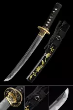 Handmade Japanese Tanto Sword Pattern Steel