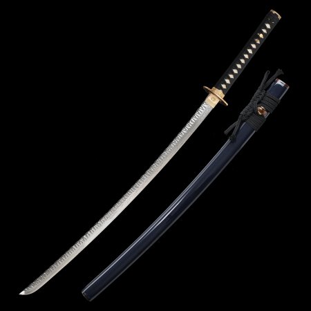 High-performance Japanese Samurai Sword Damascus Steel Full Tang