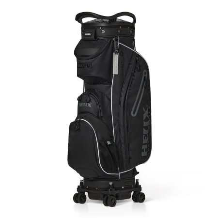 Helix Compact Lite Series Premium Waterproof Golf Cart Bag - Black