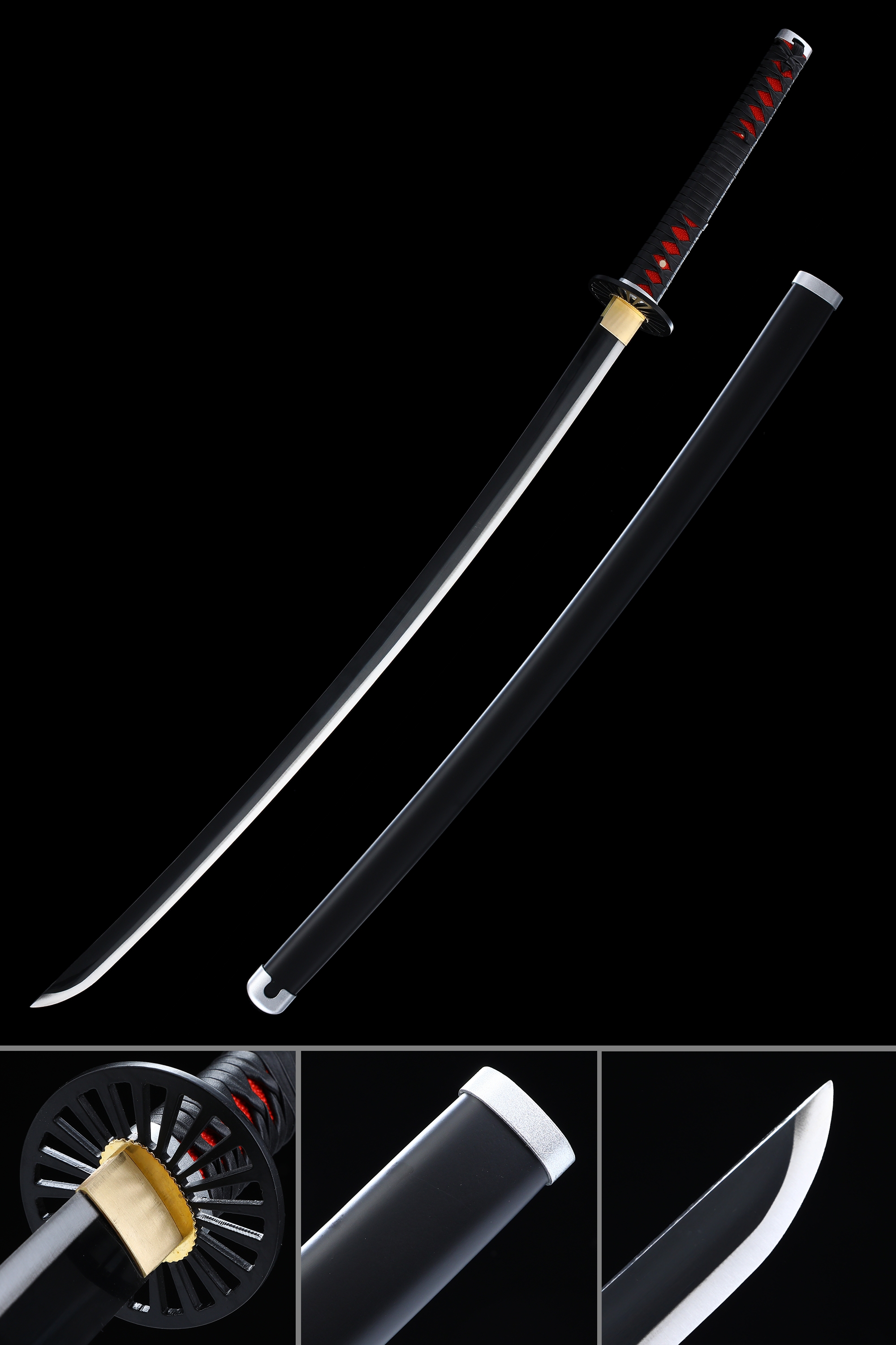 Zoro Sword  One Piece Roronoa Zoro Yubashiri Katana Samurai Sword Replica  With Black Scabbard - TrueKatana